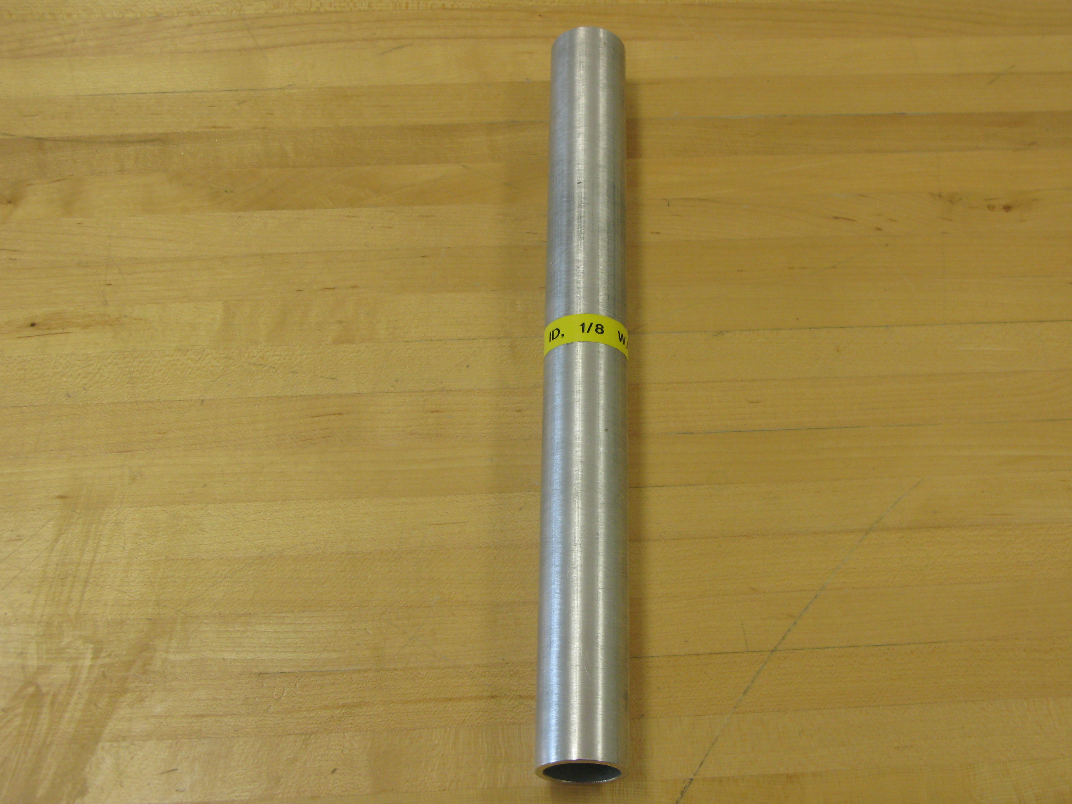 Al Tube (1" ID, 1/8" Wall, 6" Long)