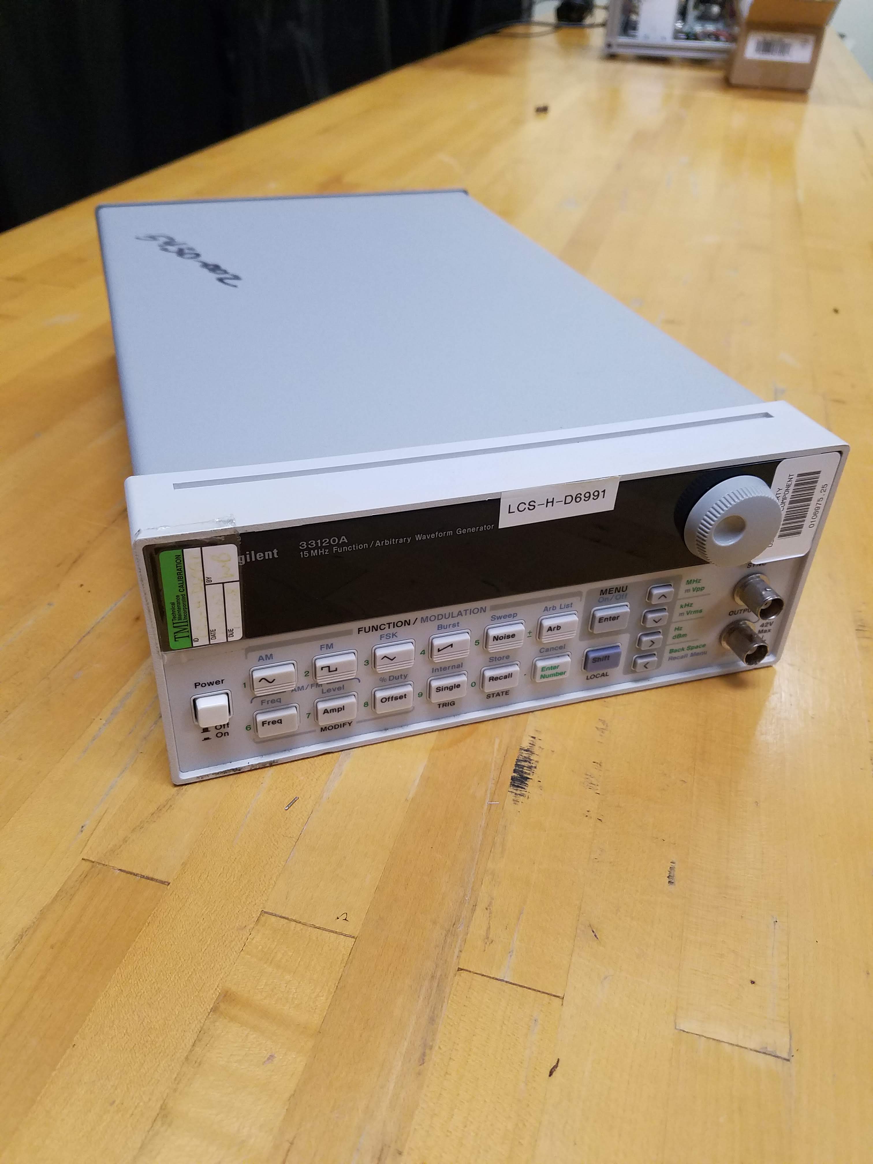 attachment:Agilent 33120A Function Waveform Generator.jpeg